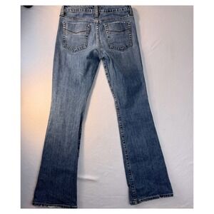 GAP Curvy Flare Jeans Womens 6 Regular Stretch Low Rise Y2K Light Wash